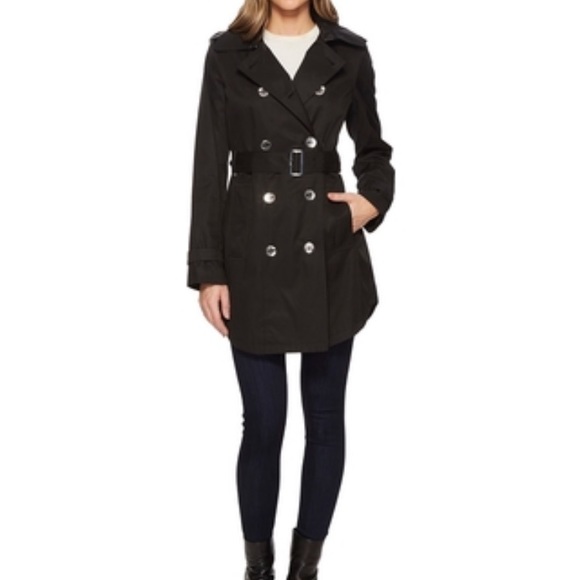 Calvin Klein Jackets & Blazers - Black Calvin Klein Lined Trench Coat 🧥